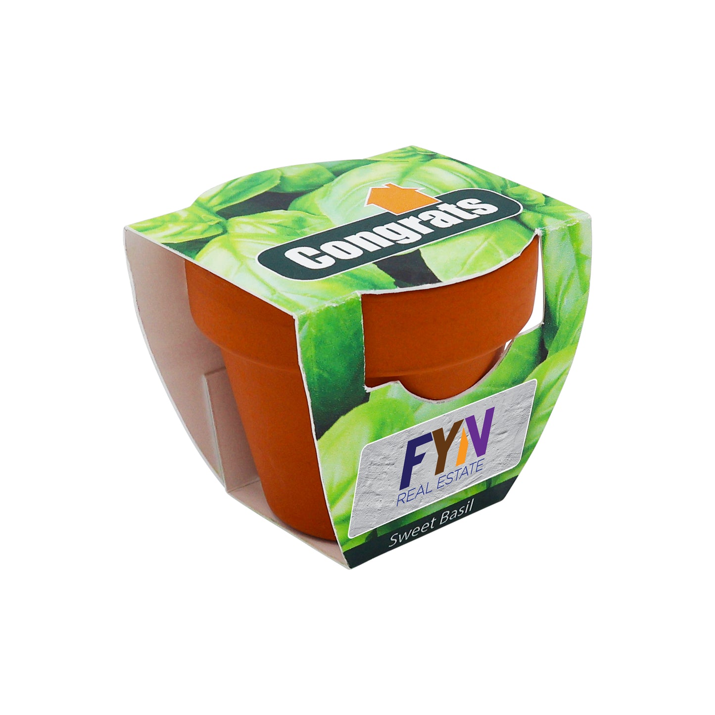 Mini Terracotta Grow Kit - Congrats