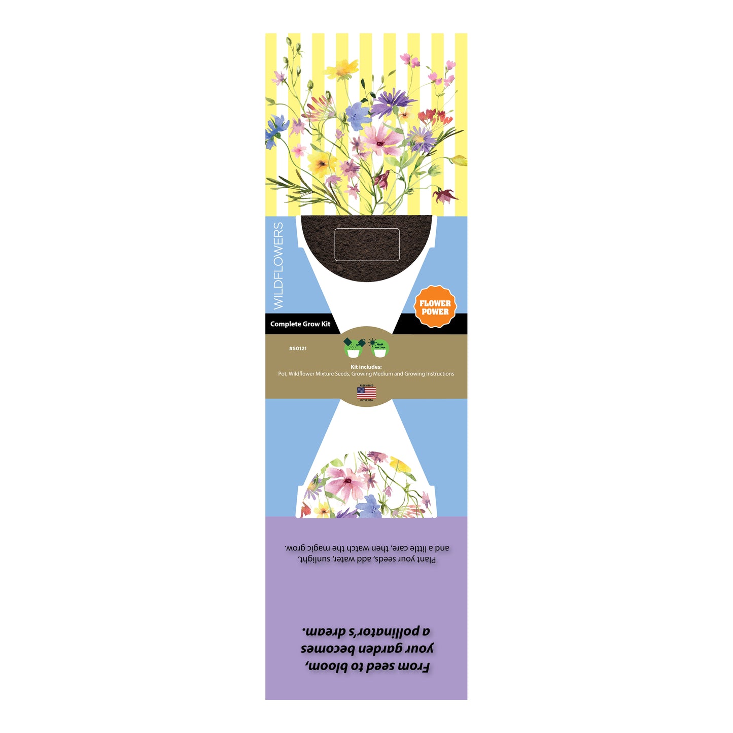 Terracotta Grow Kit - Flower Power