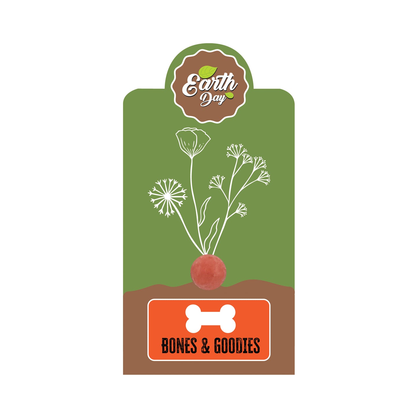 Single Seed Ball Card - Grow Green