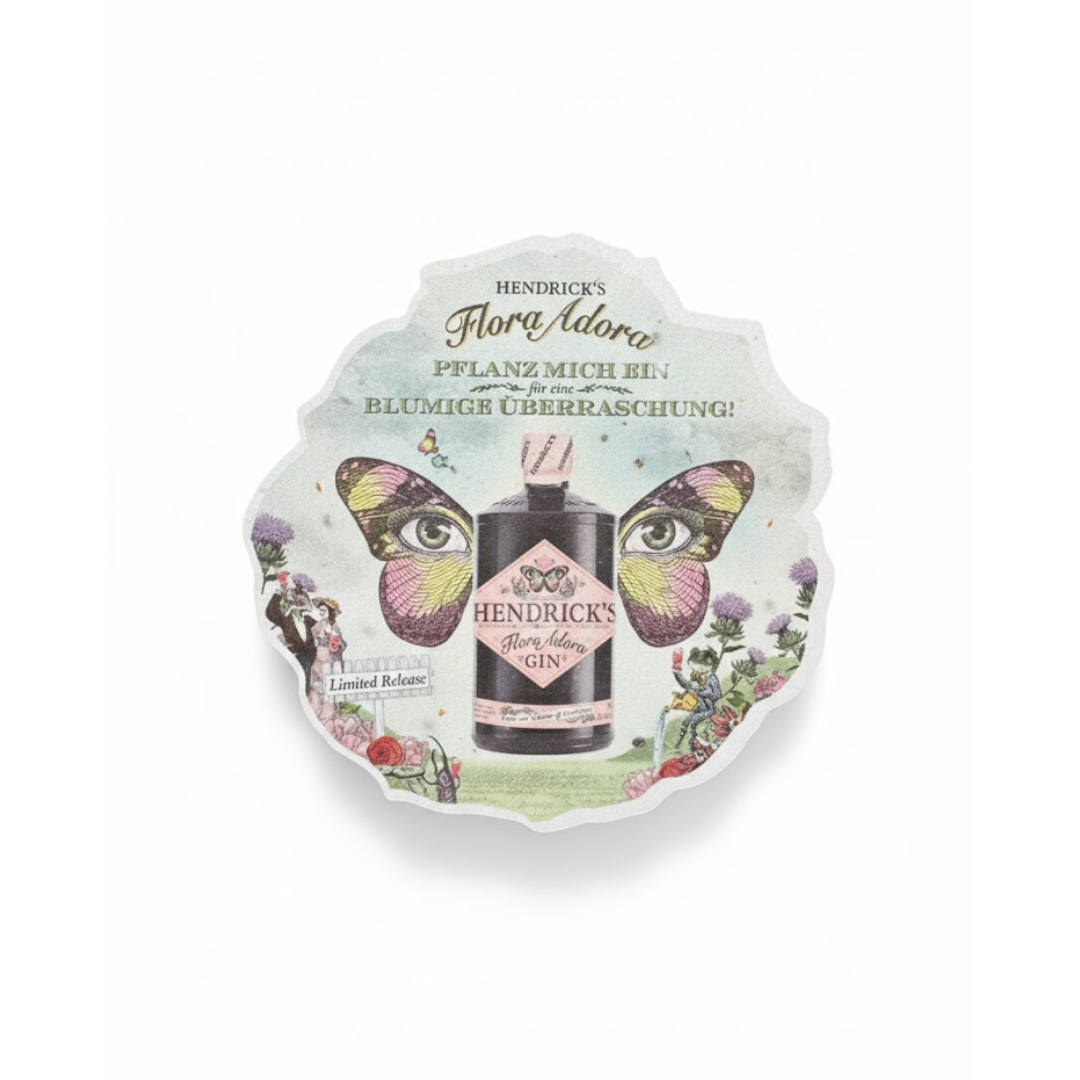 Seeded Paper Coasters - round