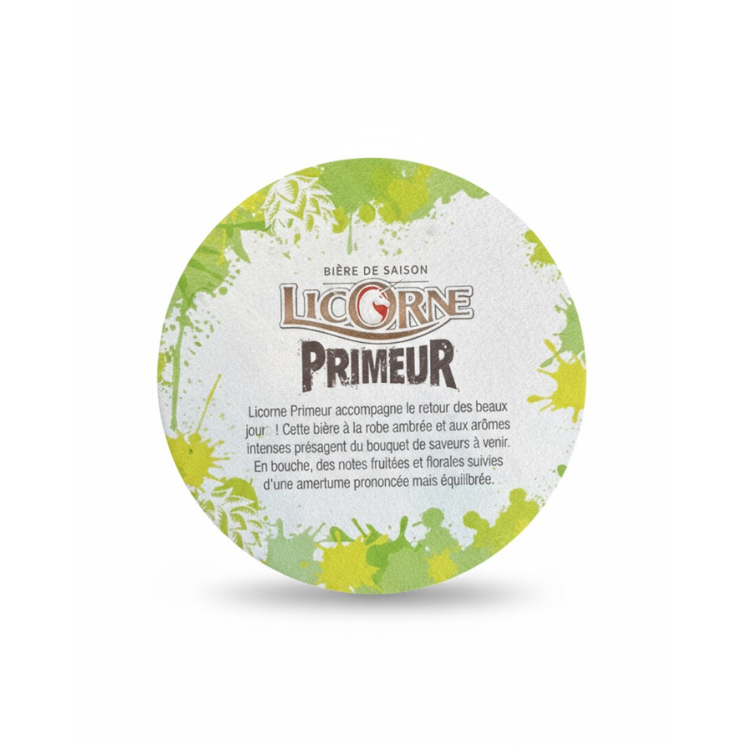 Seeded Paper Coasters - round