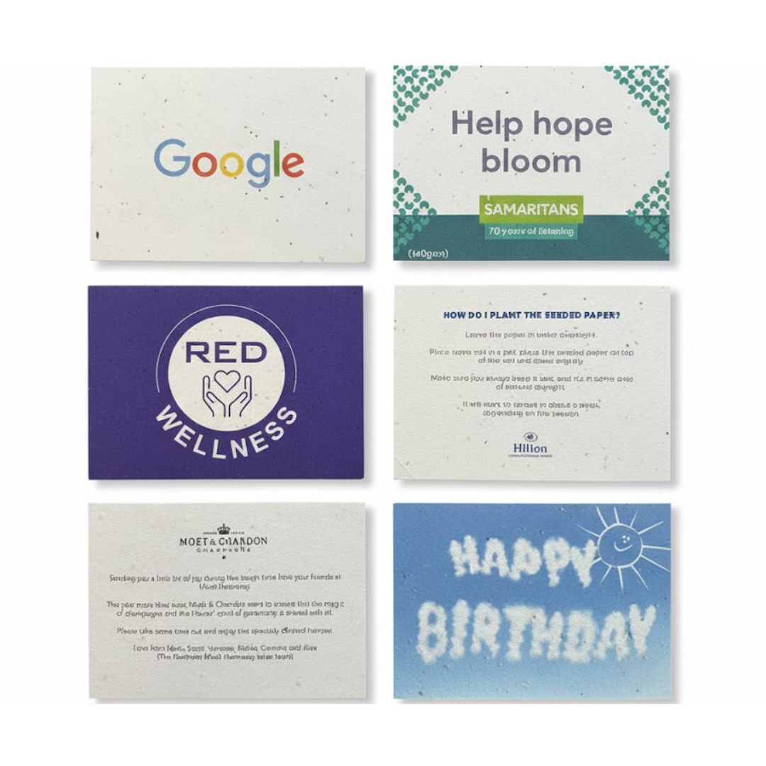 Seed Paper Postcards