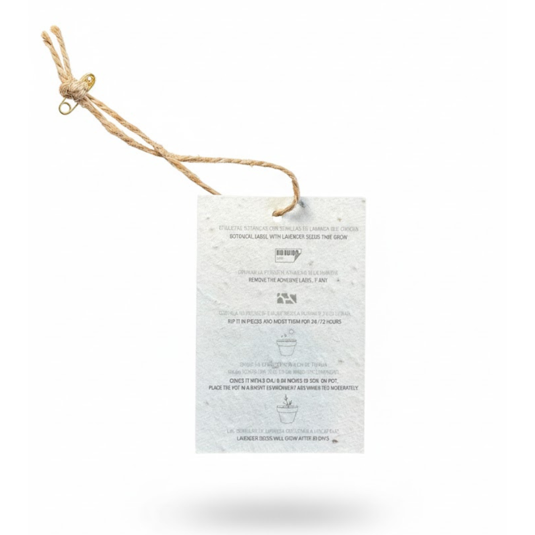 Seed Paper Labels and Hangtags
