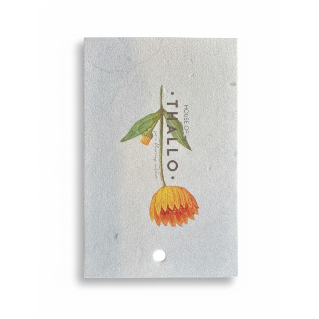 Seed Paper Labels and Hangtags