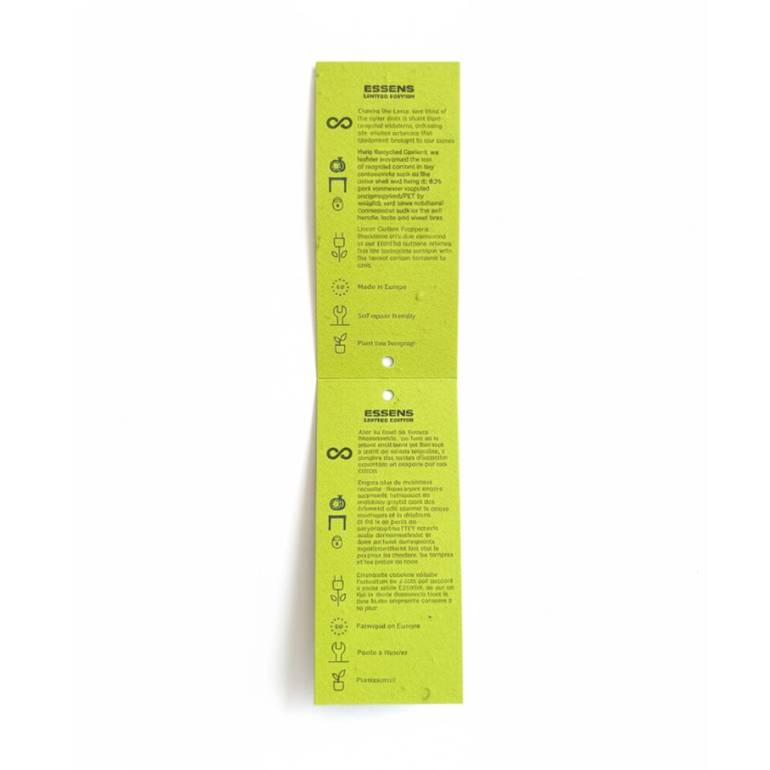 Seed Paper Labels and Hangtags