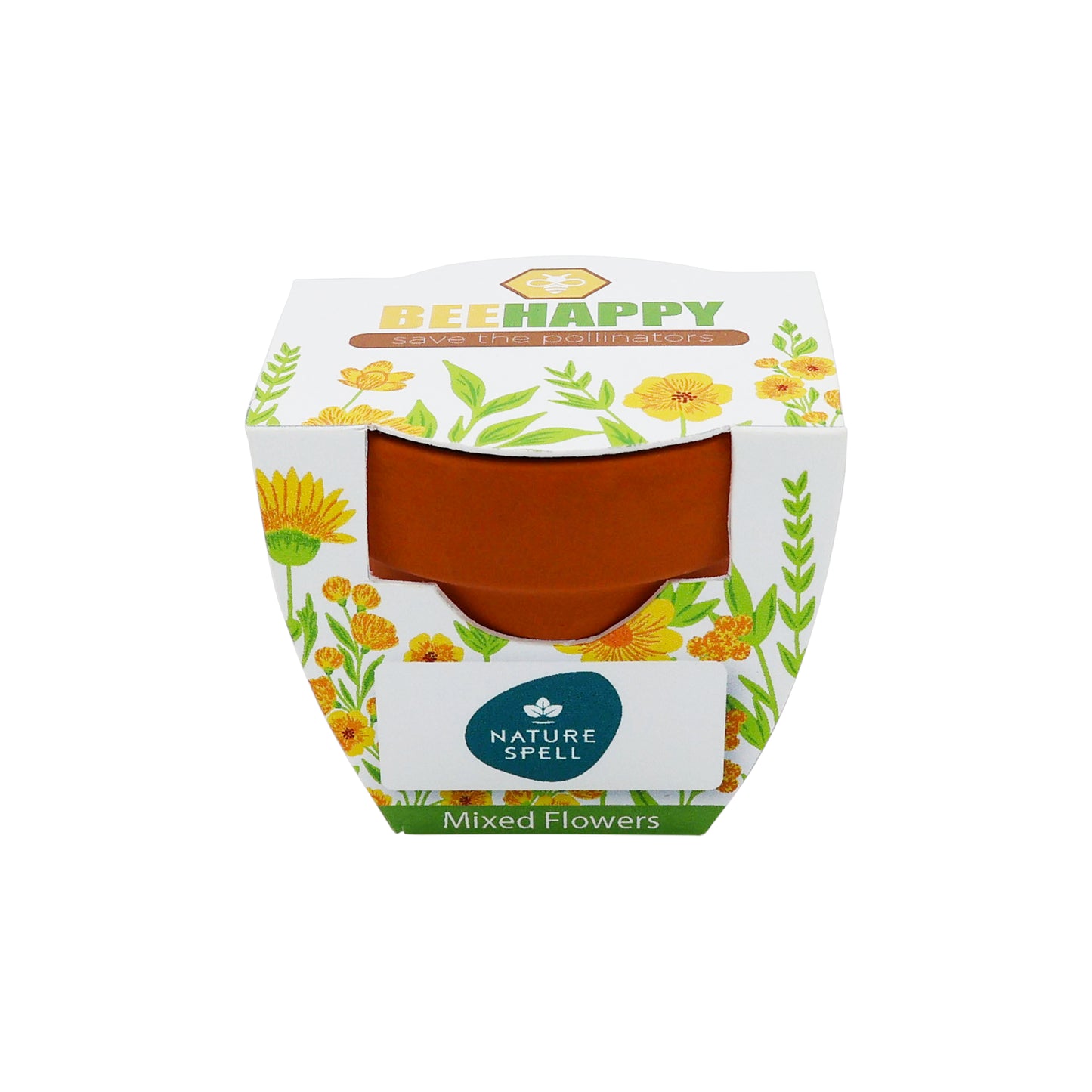 Mini Terracotta Grow Kit - Bee Happy