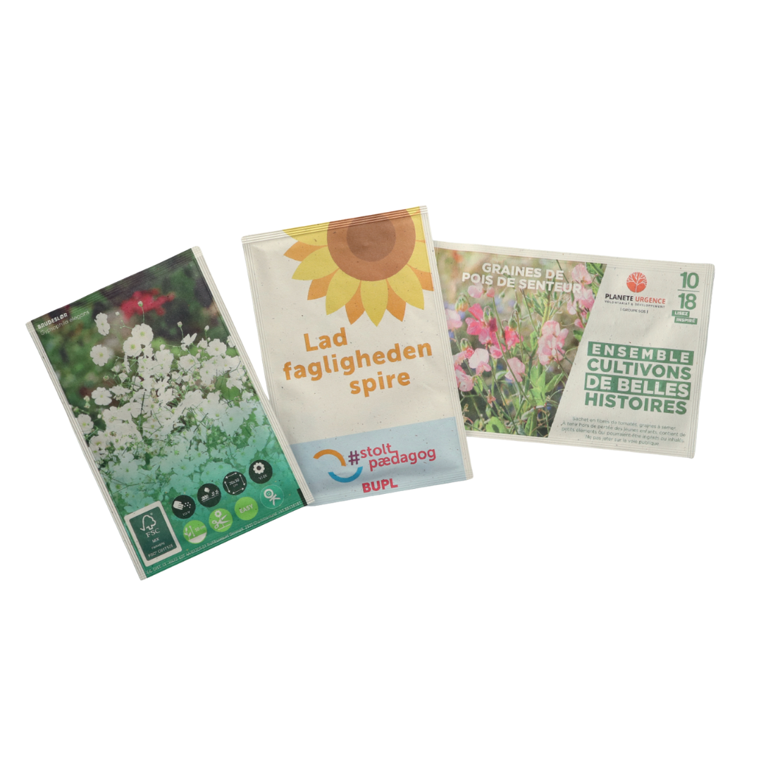 Eco Postcard Seed Packet - Tomato Fiber Paper