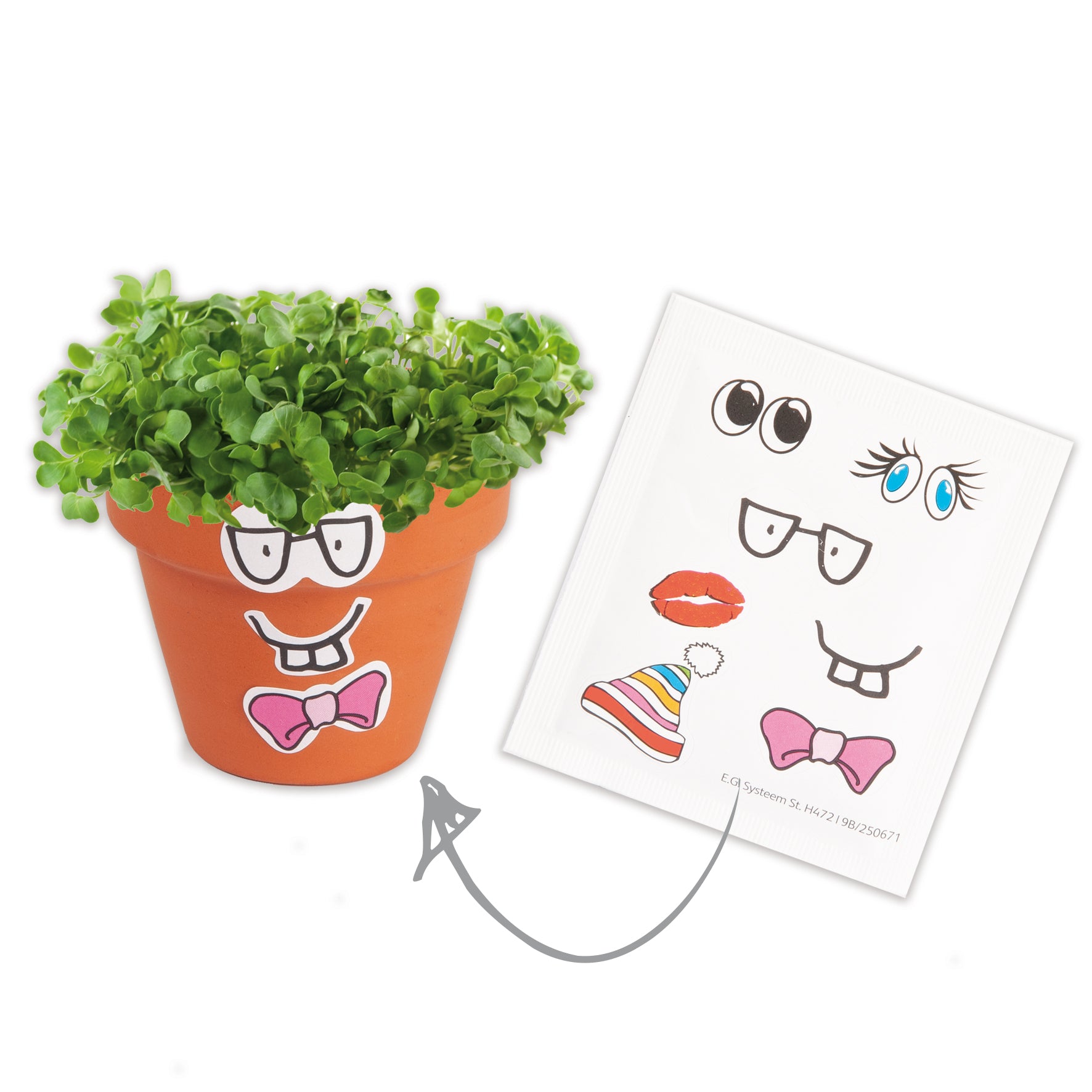 Custom Sticker Packs for Grow Kits & Planters