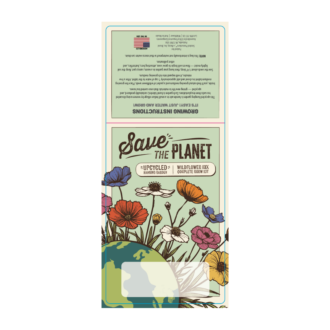 Harvest Bag Hanging Garden - Planet