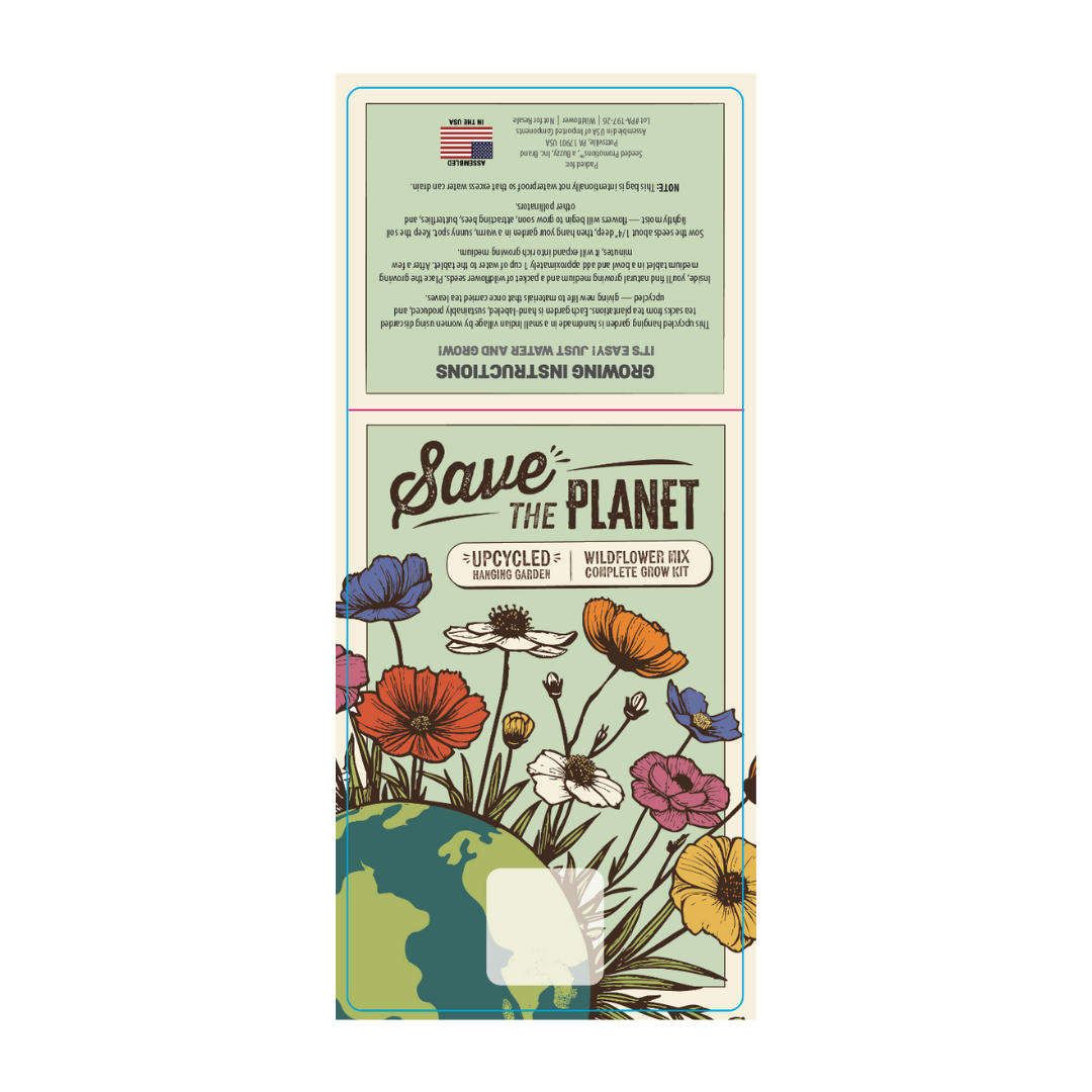 Harvest Bag Hanging Garden - Planet