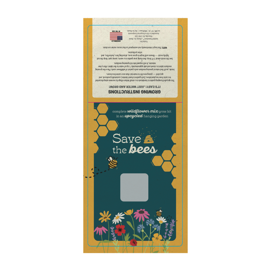 Harvest Bag Hanging Garden - Pollinator