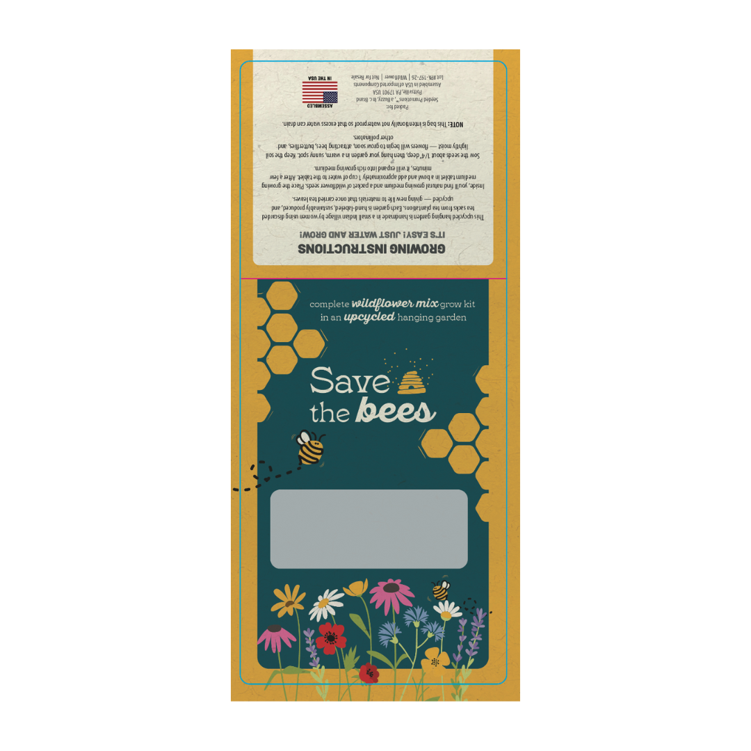 Harvest Bag Hanging Garden - Pollinator